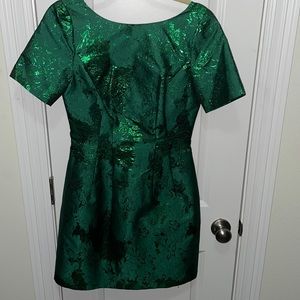 Badgley mischka green dress